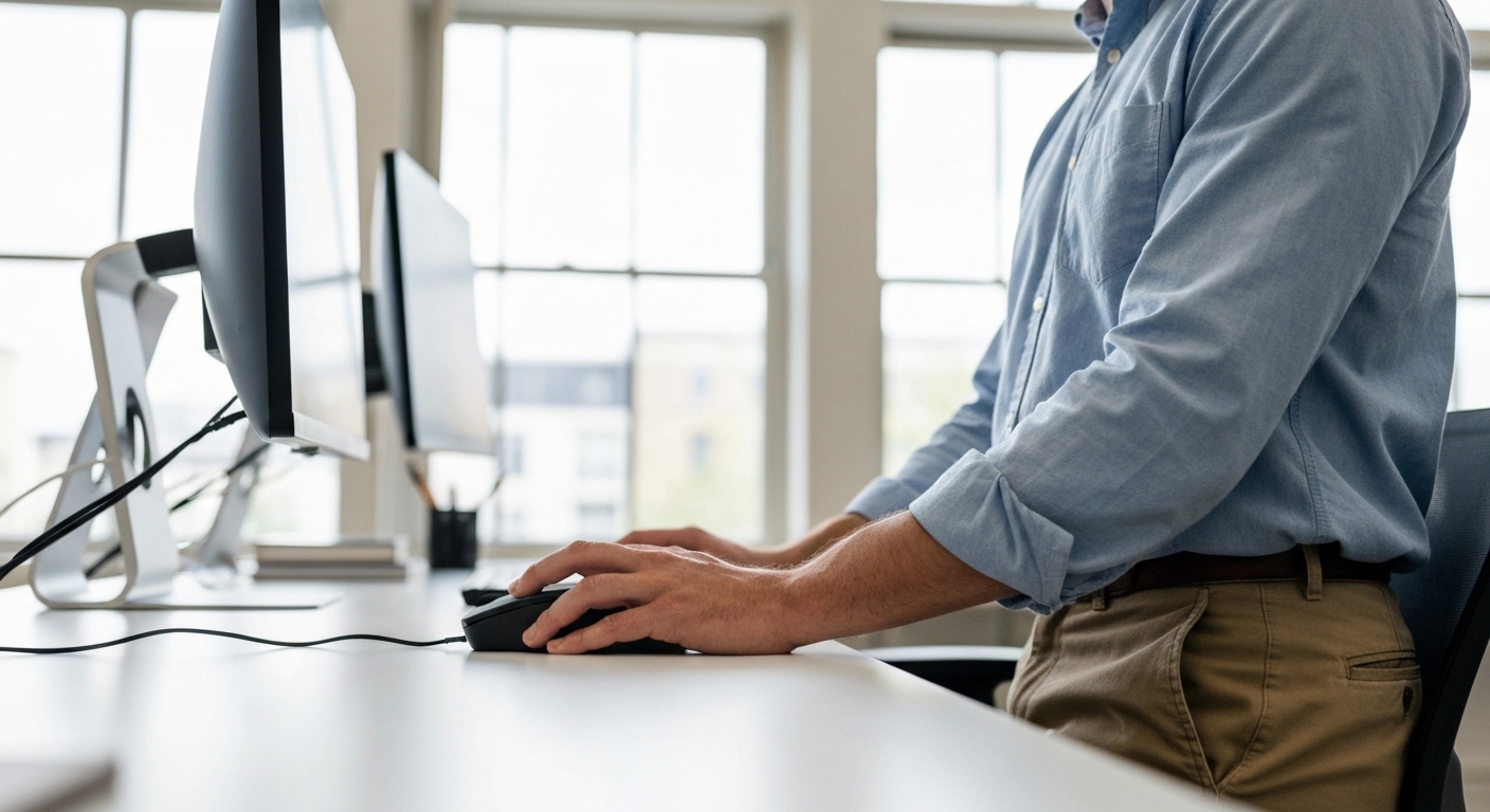 Anker Ergonomic Mouse Review: setup image for Build Quality: What $25 Gets You