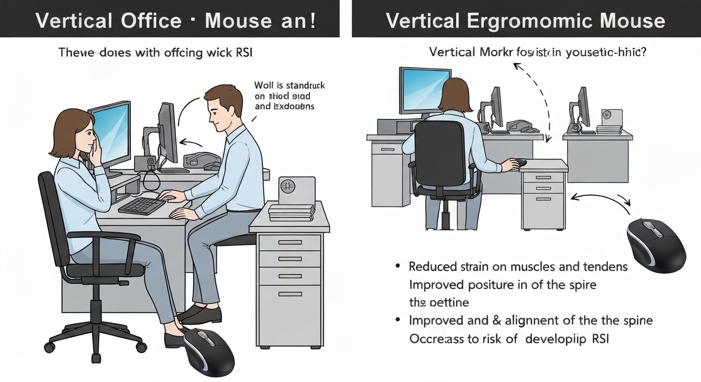 Best Vertical Mouse Office: infographic image for What Office Workers Need in a Vertical Mouse