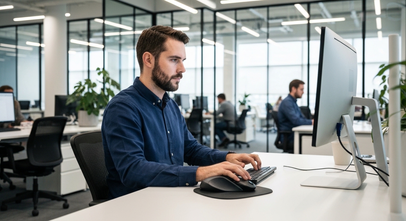 Best Vertical Mouse Office: lifestyle image for Office-Specific Considerations