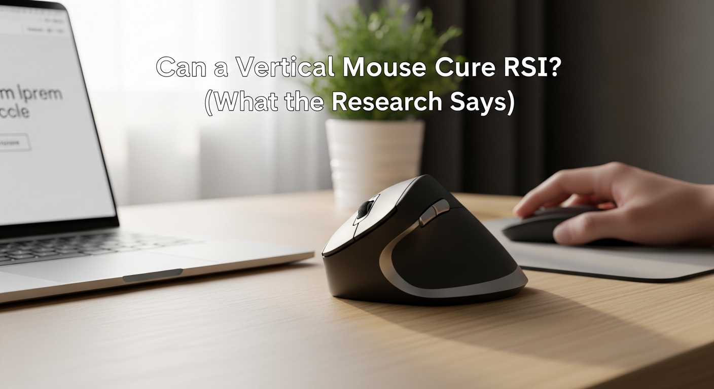 Can a vertical mouse cure RSI - ergonomic comparison of vertical vs standard mouse hand position