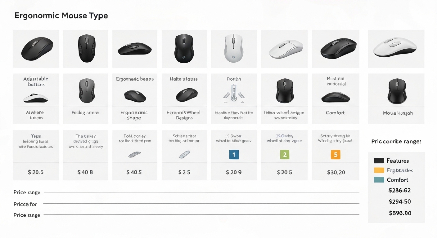 Ergonomic Mouse Buying Guide: comparison image for Table of Contents