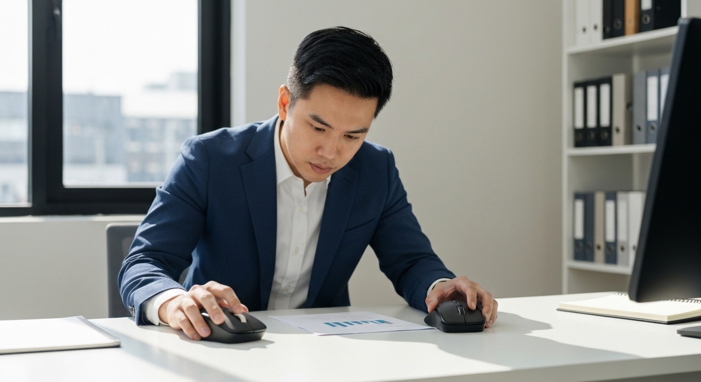 Ergonomic Mouse Buying Guide: lifestyle image for Match by Pain Profile