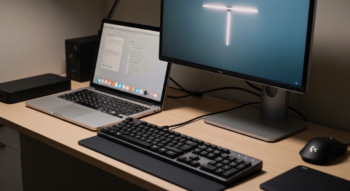 Logitech Mx Vertical Review: setup image for What the MX Vertical Gets Right