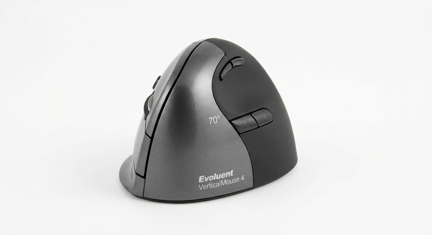 Evoluent VerticalMouse 4 with programmable buttons