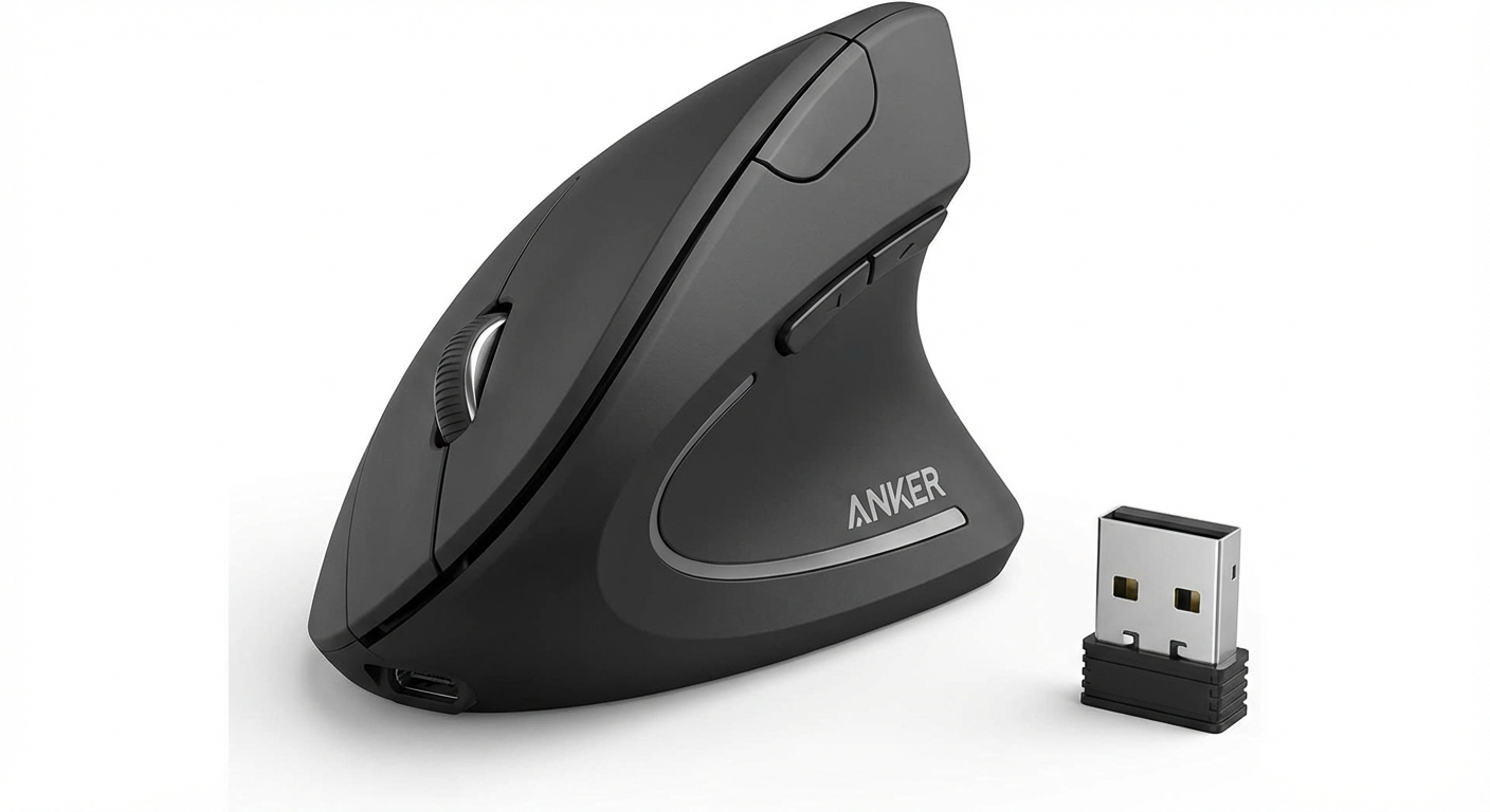 Anker 2.4G wireless ergonomic vertical mouse product shot