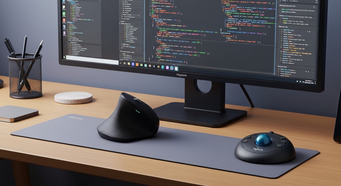 Vertical Mouse vs Trackball for Programmers (2026): hero image for this section