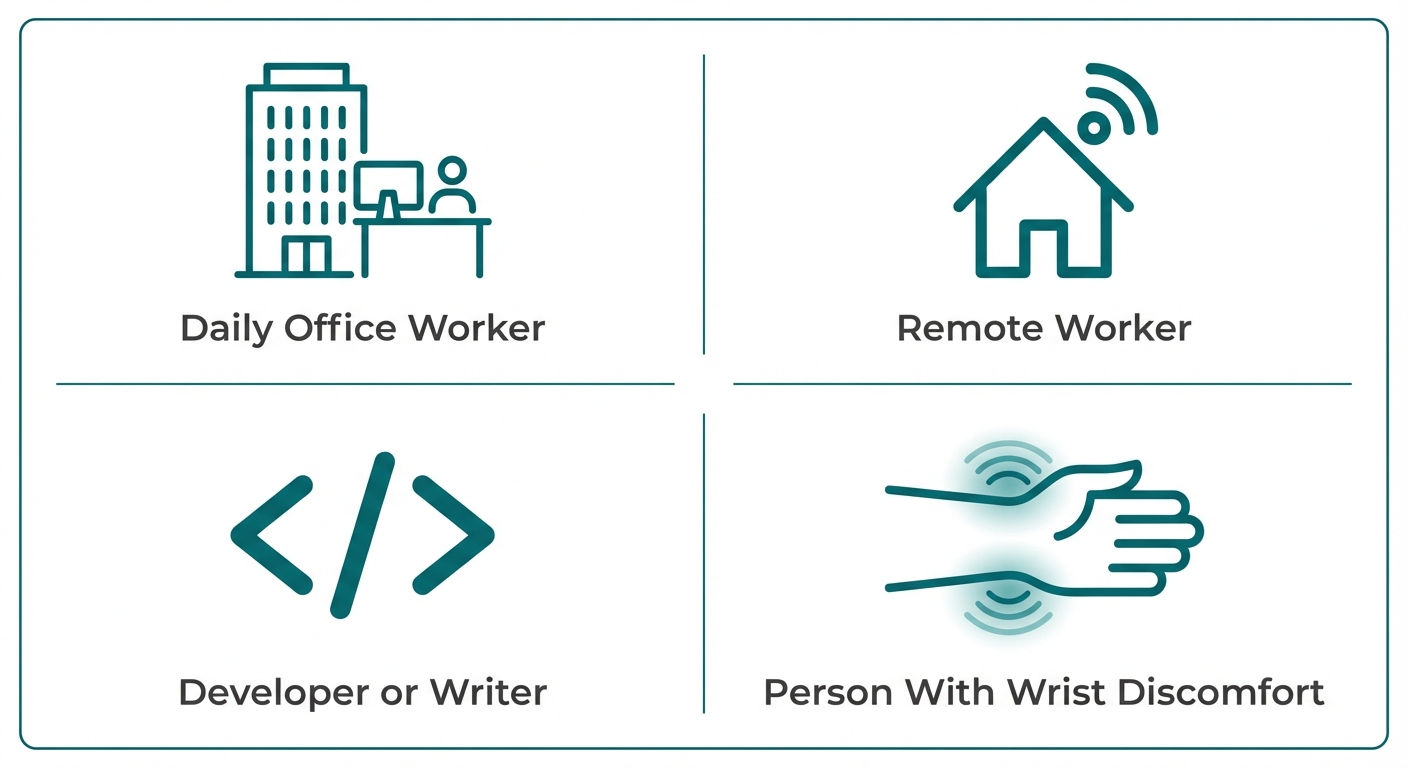 Guide showing who should switch from regular to vertical mouse