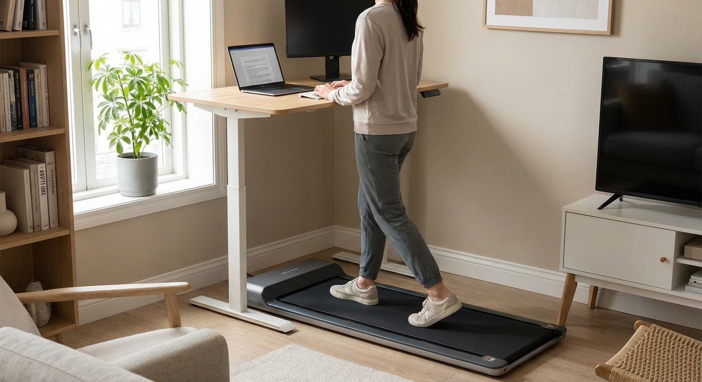 Logitech MX Vertical wireless setup on desk
